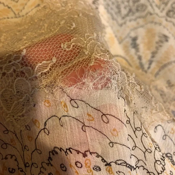 Diane Von Furstenberg Silk Lace Blouse - Picture 9 of 16